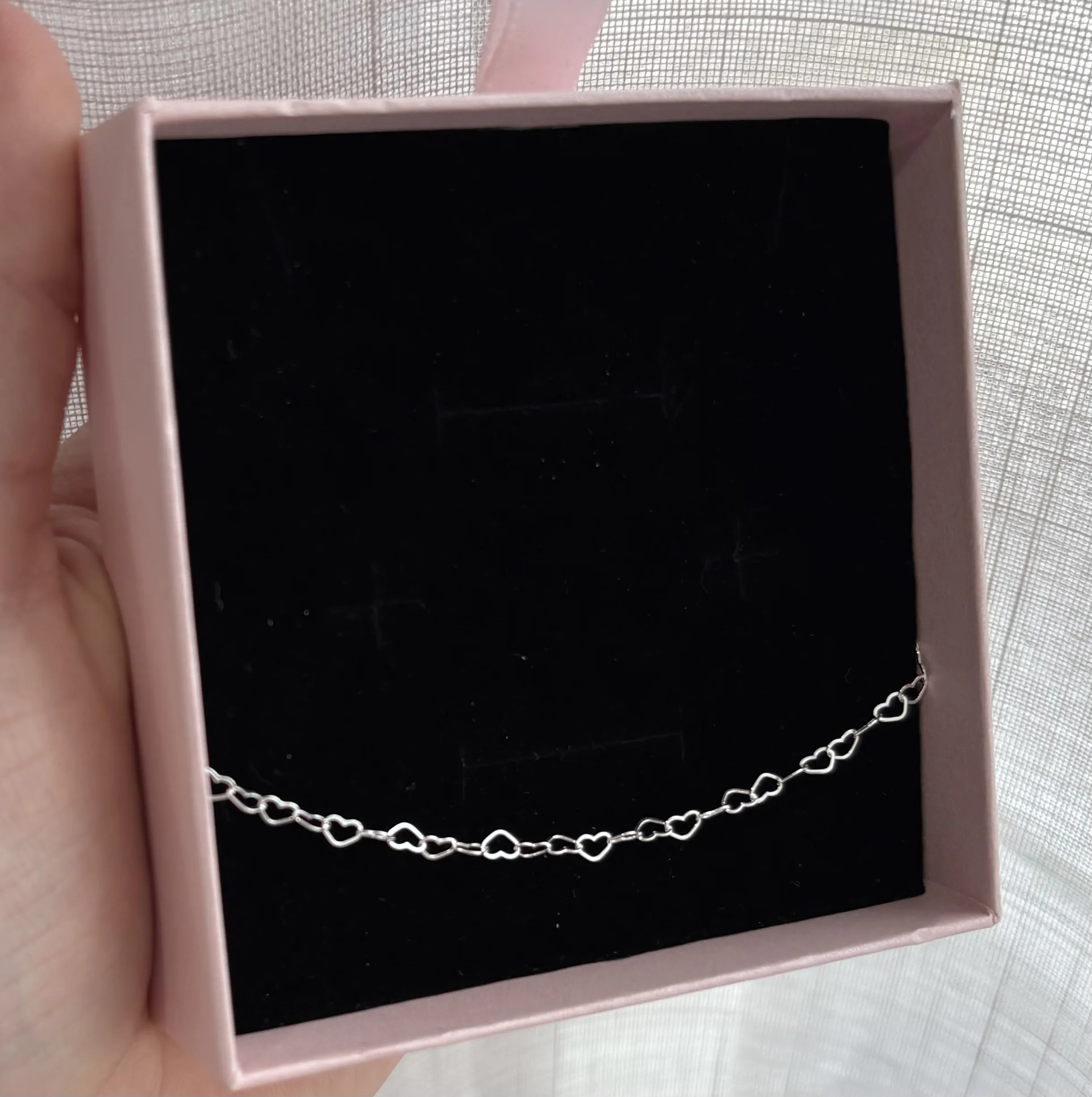pulseira elo de coração